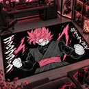 Super Saiyan Rose Dragon Ball Super Rectangular Area Rug