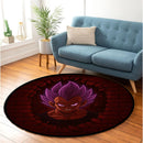 Vegeta Ultra Ego Dragon Ball Anime Break Wall Round Rug