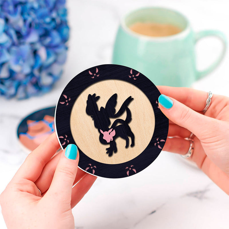 Sylveon Eevee Evolution Pokemon Ceramic Decor Coaster - Gift Idea