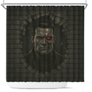 T-800 Terminator Break Wall Shower Curtain