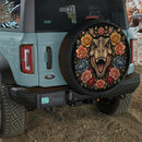 T-Rex Floral Spare Car Spare Tire Cover