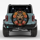 T-Rex Floral Spare Car Spare Tire Cover
