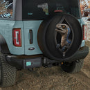 Blue Velociraptor Jurassic Hiding Zip Car Spare Tire Cover