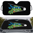 TMNT Ninja Mutant Teenage Blue Zip Custom Car Windshield Sunshades