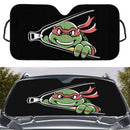 TMNT Ninja Mutant Teenage Red Zip Custom Car Windshield Sunshades