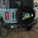 TMNT Ninja Mutant Teenage Blue Unzipped Jeep Car Spare Tire Cover