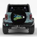 TMNT Ninja Mutant Teenage Blue Unzipped Jeep Car Spare Tire Cover