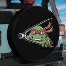 TMNT Ninja Mutant Teenage Red Unzipped Jeep Car Spare Tire Cover