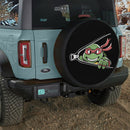 TMNT Ninja Mutant Teenage Red Unzipped Jeep Car Spare Tire Cover