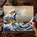TNMT Ninja Turtle The Great Wave Japan Jigsaw Puzzle