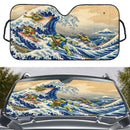 TNMT Ninja Turtle The Great Wave Japan Custom Car Windshield Sunshades