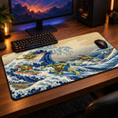 TNMT Ninja Turtle The Great Wave Japan Desk Mat