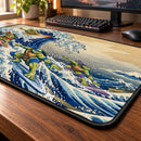 TNMT Ninja Turtle The Great Wave Japan Desk Mat