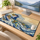 TNMT Ninja Turtle The Great Wave Japan Desk Mat