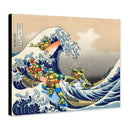 TNMT Ninja Turtle The Great Wave Japan - Living Room - Canvas Wall Art - Print - Wall Decor