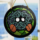 Tangela Pokemon Round Stained Glass Suncatcher