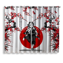 Tanjiro Demon Slayer Anime Japan Style Window Curtain