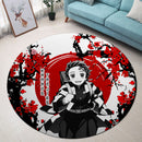 Tanjiro Demon Slayer Japan Style Round Rug