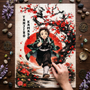 Tanjiro Demon Slayer Cherry Blossom Jigsaw Puzzle