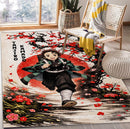 Tanjiro Cherry Blossom Rug Rectangular Area Rug