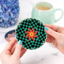 Tanjiro Demon Slayer Style Ceramic Decor Coaster - Gift Idea