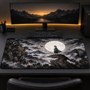 Tanjiro Kamado Demon Slayer Dark Moonlight Desk Mat
