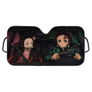 Tanjiro Kamado x Nezuko Kamado Demon Slayer Custom Car Windshield Sunshades
