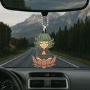 Tatsumaki Meditating One Punch Man Anime Custom Car Ornament Car Accessories Decoration