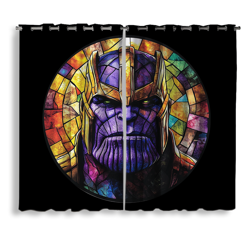 Thanos Stained Glass Window Curtain