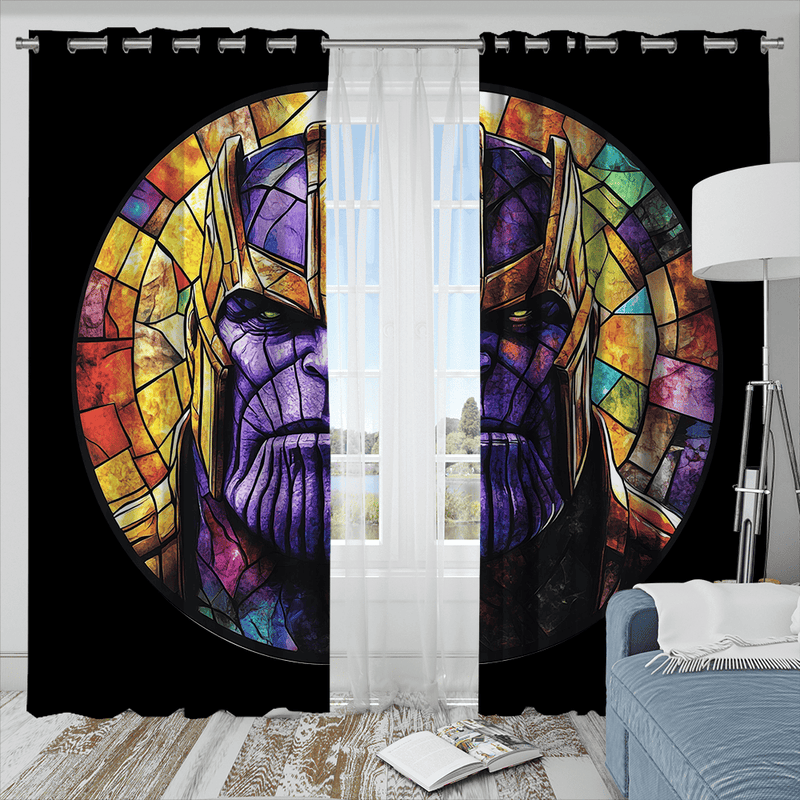 Thanos Stained Glass Window Curtain