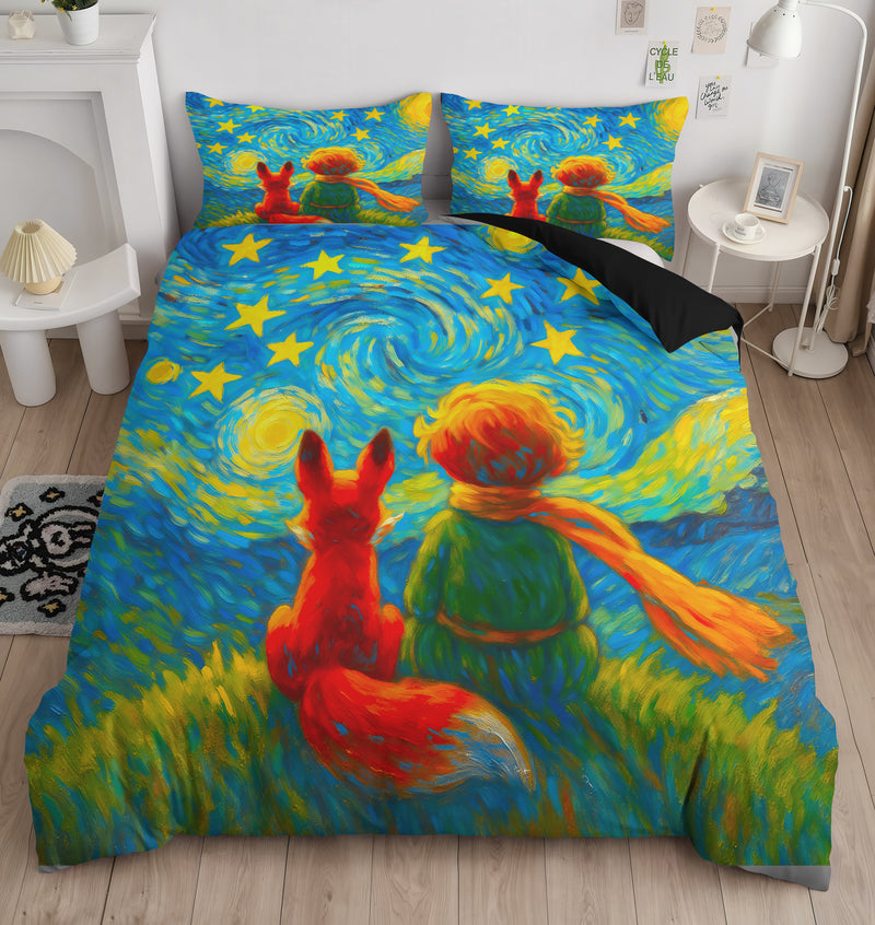 The Little Prince Starry Night Bedding Set