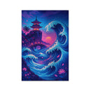 The Neon Kanagawa Great Wave Jigsaw Puzzle