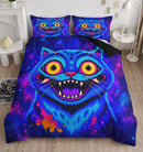The Tiger From Kpop Demon Hunter Color Starry Night Bedding Set