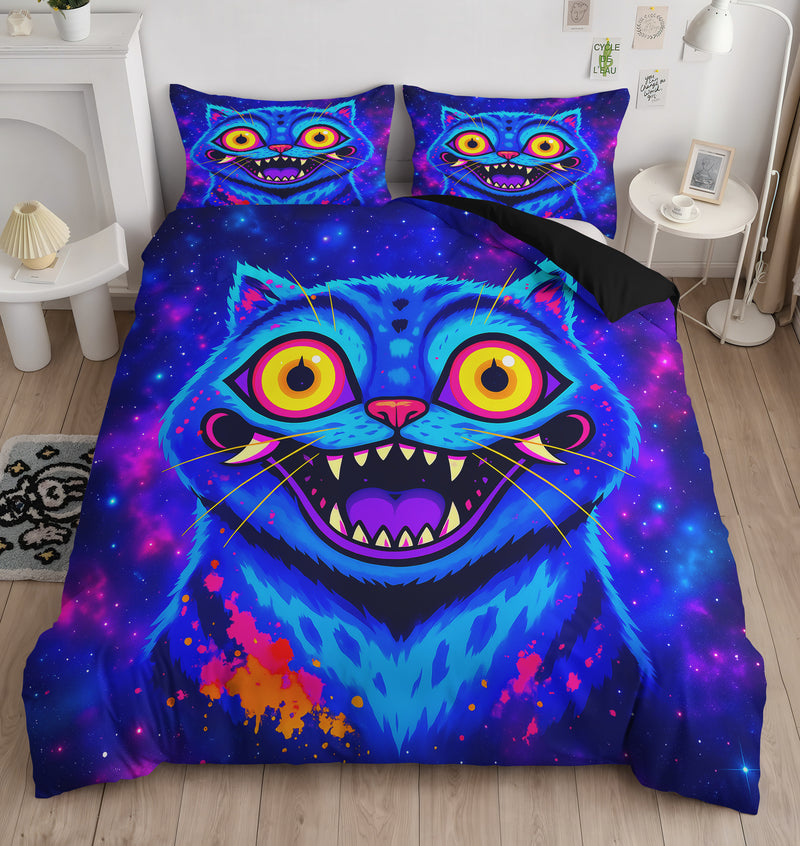 The Tiger From Kpop Demon Hunter Color Starry Night Bedding Set