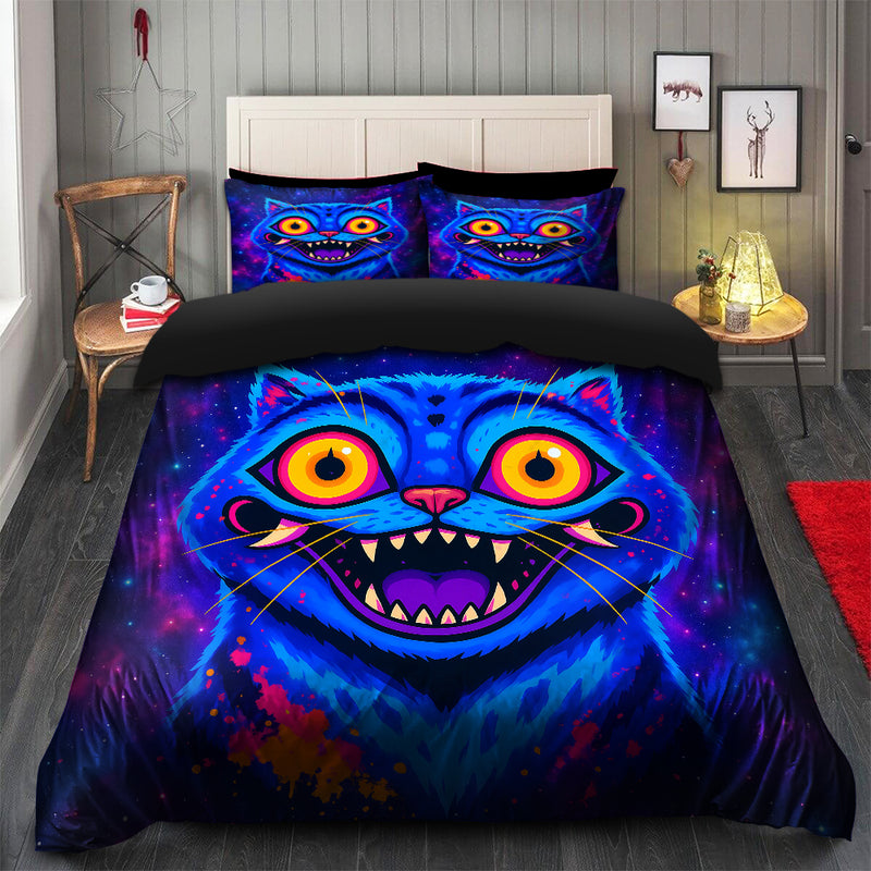 The Tiger From Kpop Demon Hunter Color Starry Night Bedding Set