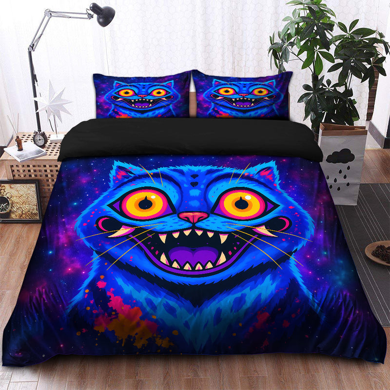 The Tiger From Kpop Demon Hunter Color Starry Night Bedding Set