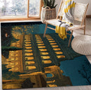 The Colosseum In Rome Rectangular Area Rug