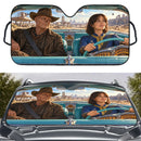 The Ghoul x Lucy MacLean Fallout Custom Car Windshield Sunshades