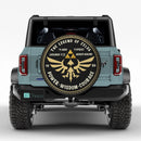 The Legend Of Zelda Power Courage Car Spare Tire Cover With Camera Hole