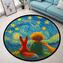 The Little Prince Starry Night Carpet Round Rug