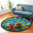 The Little Prince Starry Night Carpet Round Rug