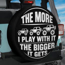 The Bigger It Gets Car Spare Tire Cover
