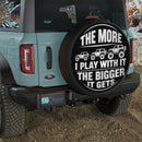 The Bigger It Gets Car Spare Tire Cover