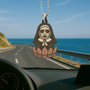 The Nun Valak Horror Meditating Custom Car Ornament Car Accessories Decoration