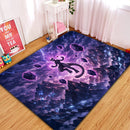 The Pokemon Mewtwo Aura Rectangular Area Rug