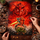 The Shadow Of The Red Gundam Jigsaw Puzzle
