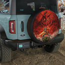 The Shadow Of The Red Gundam Car Spare Tire Cover