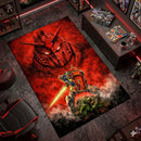 The Shadow Of The Red Gundam Rectangular Area Rug