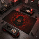 Uchiha Itachi Break Wall Rectangular Area Rug