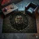The Terminator T-800 Break Wall Rectangular Area Rug